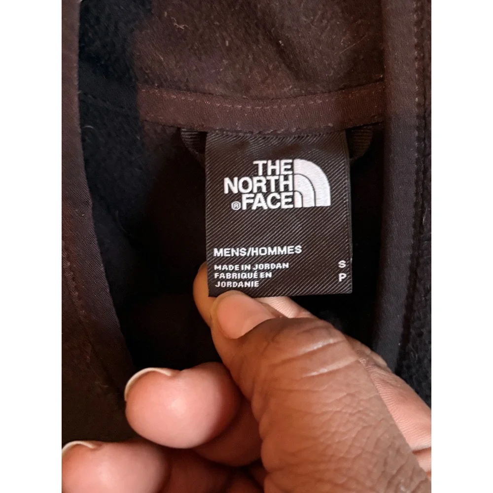 The North Face Mens Fleece‎ 1/4 Zip Pullover Black Size S